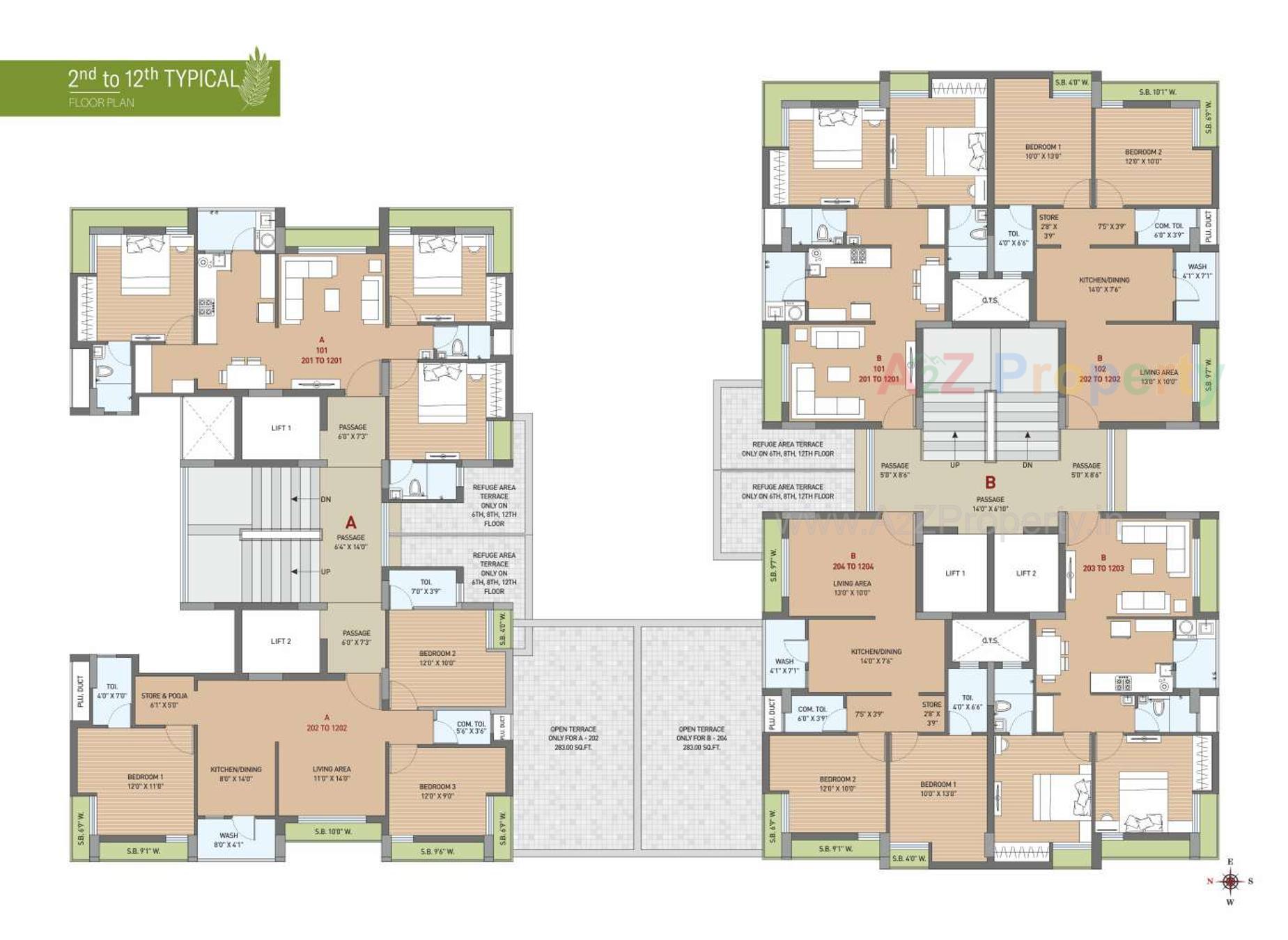 Layout of real estate project Surbhi Possible   O located at Vavdi, Rajkot, Gujarat