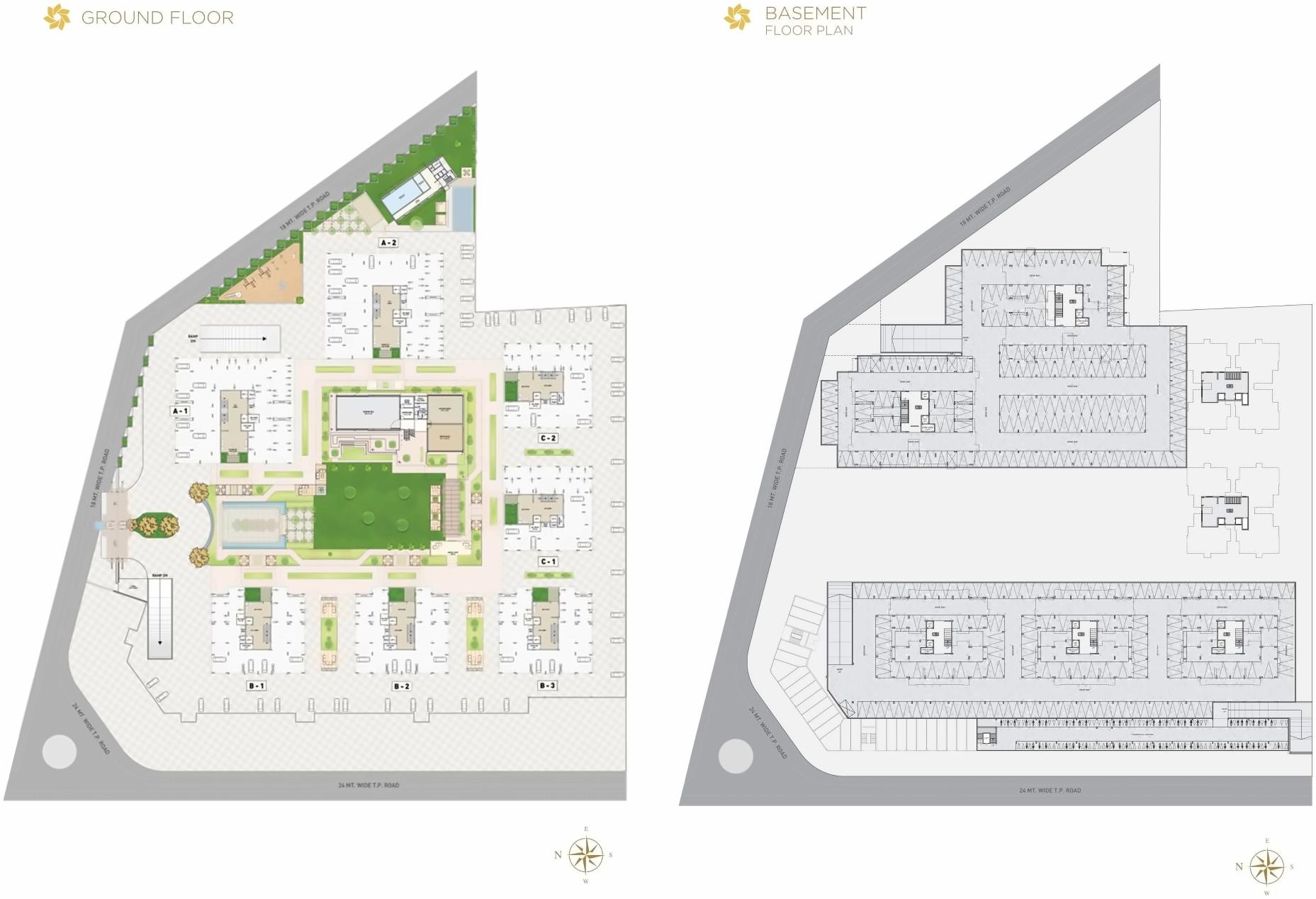 Layout of real estate project Suvarna Bhoomi located at Rajkot, Rajkot, Gujarat