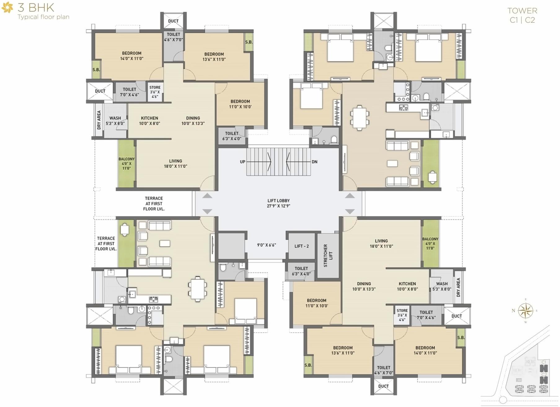Layout of real estate project Suvarna Bhoomi located at Rajkot, Rajkot, Gujarat