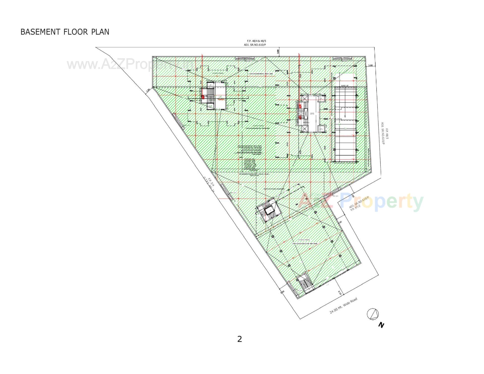 Layout of real estate project Swaminarayan Residency located at Rajkot, Rajkot, Gujarat
