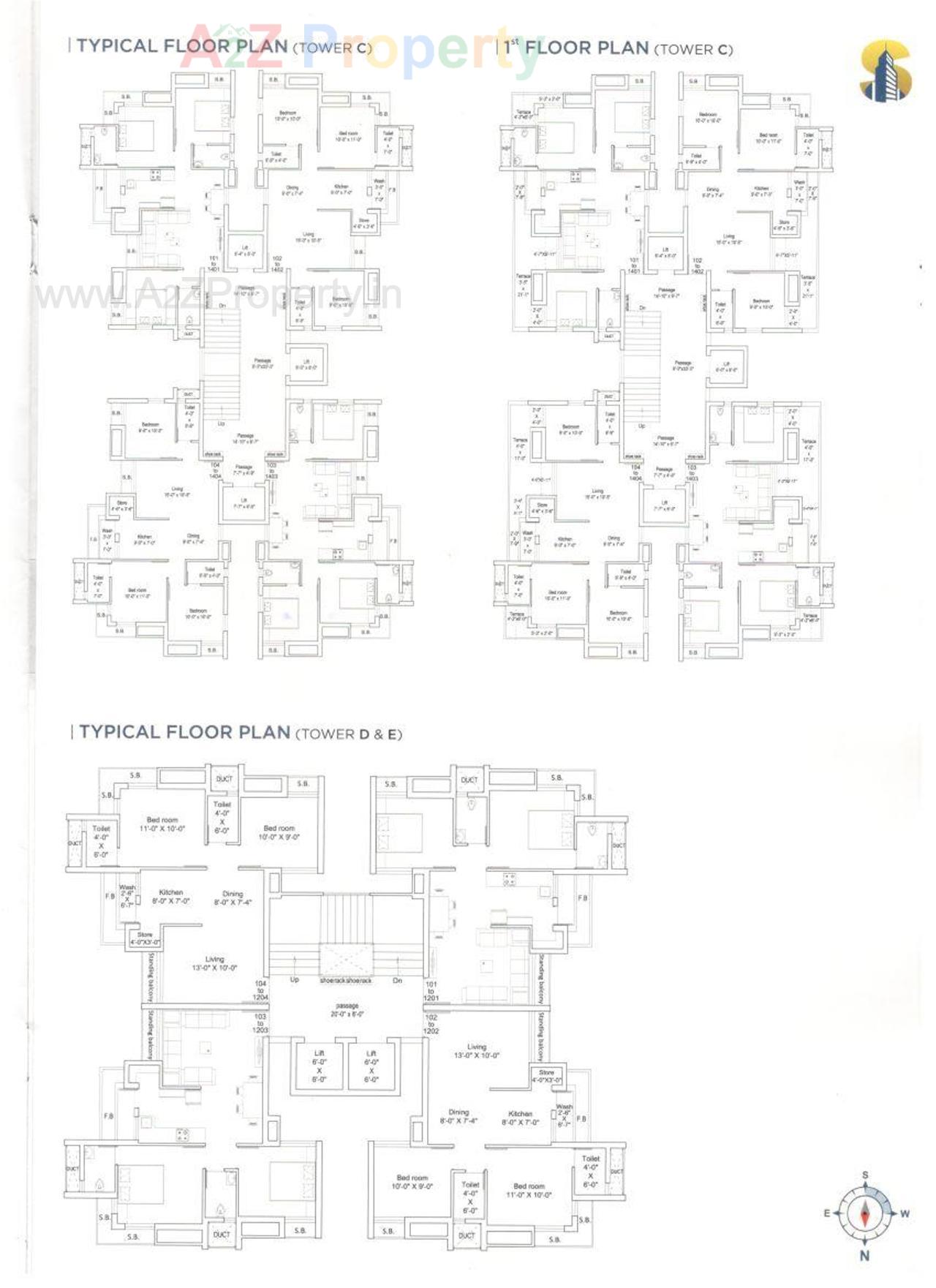Layout of real estate project Swastik Highlands located at Raiya, Rajkot, Gujarat