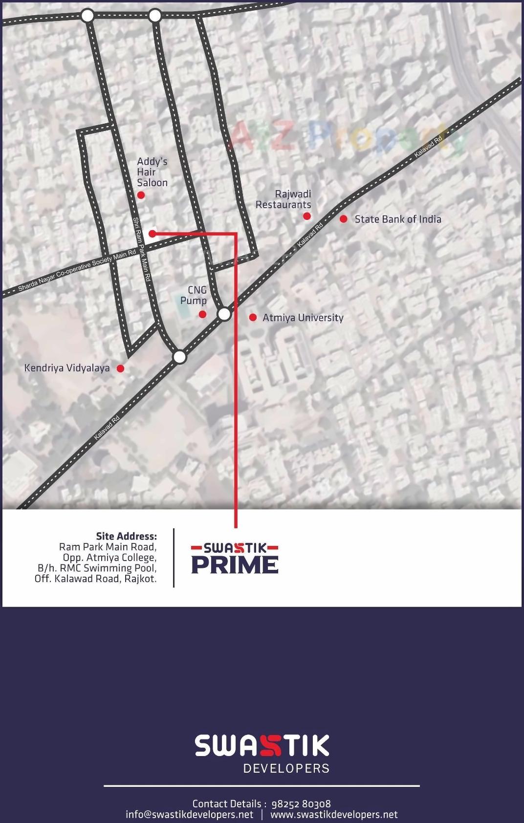  of real estate project Swastik Prime located at Nanamava, Rajkot, Gujarat