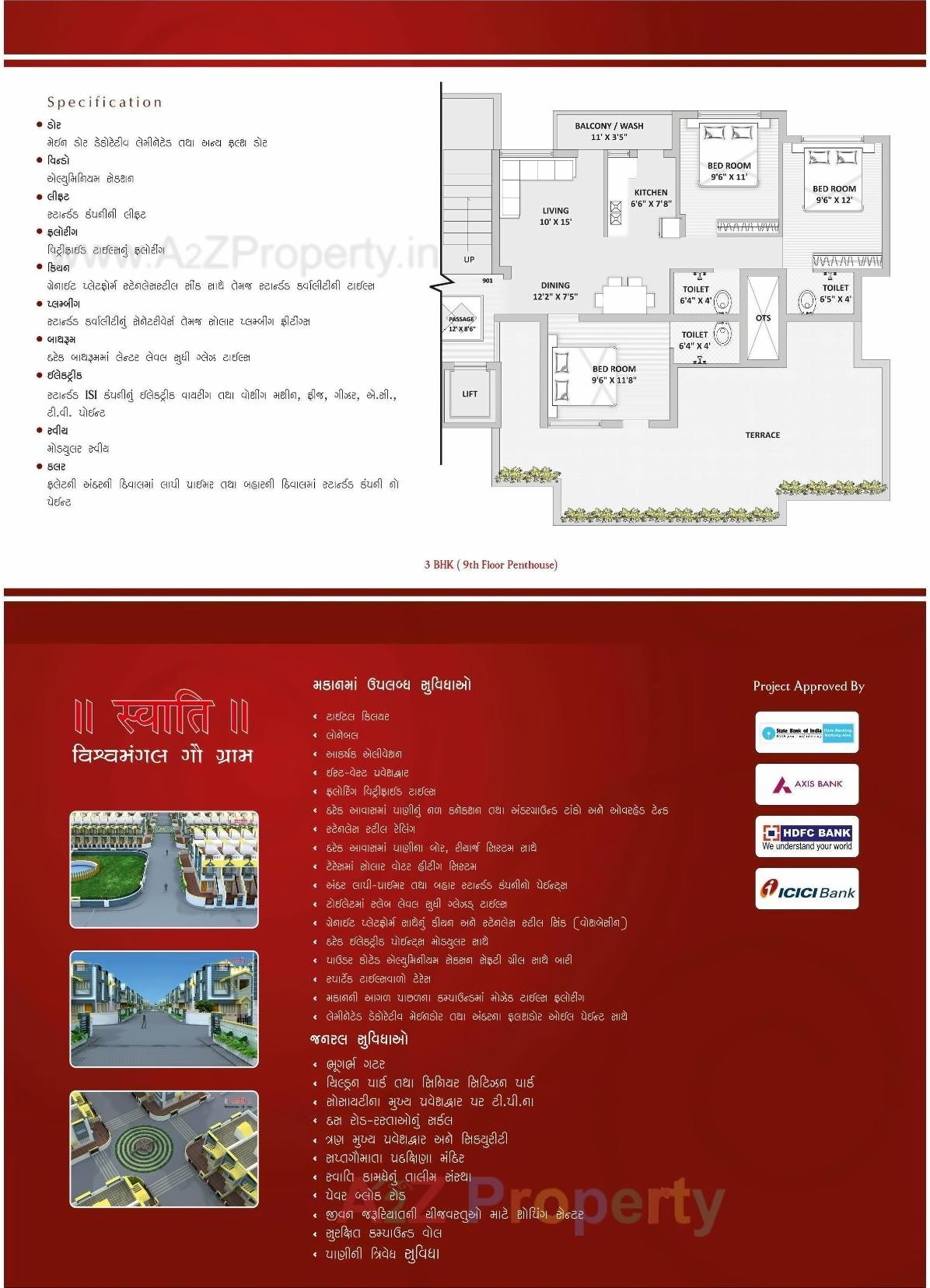  of real estate project Swati Heights located at Kothariya, Rajkot, Gujarat
