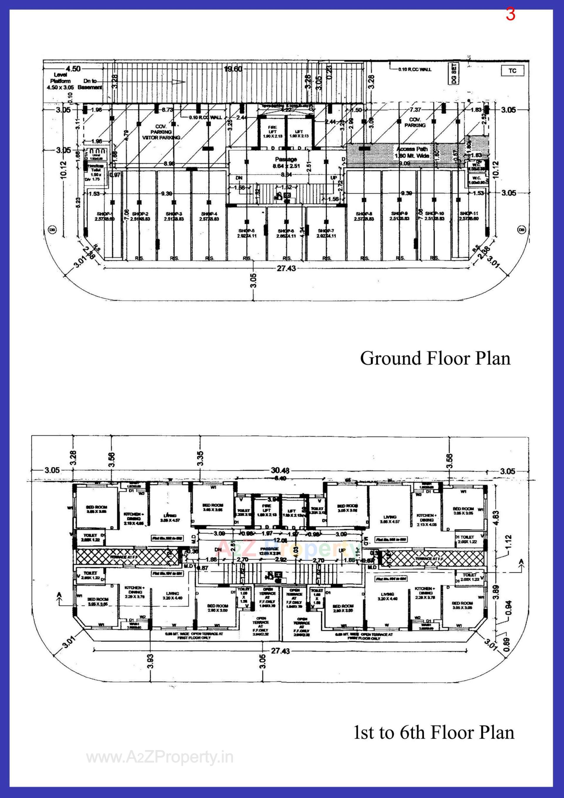 Layout of real estate project Swayam located at Mavdi, Rajkot, Gujarat