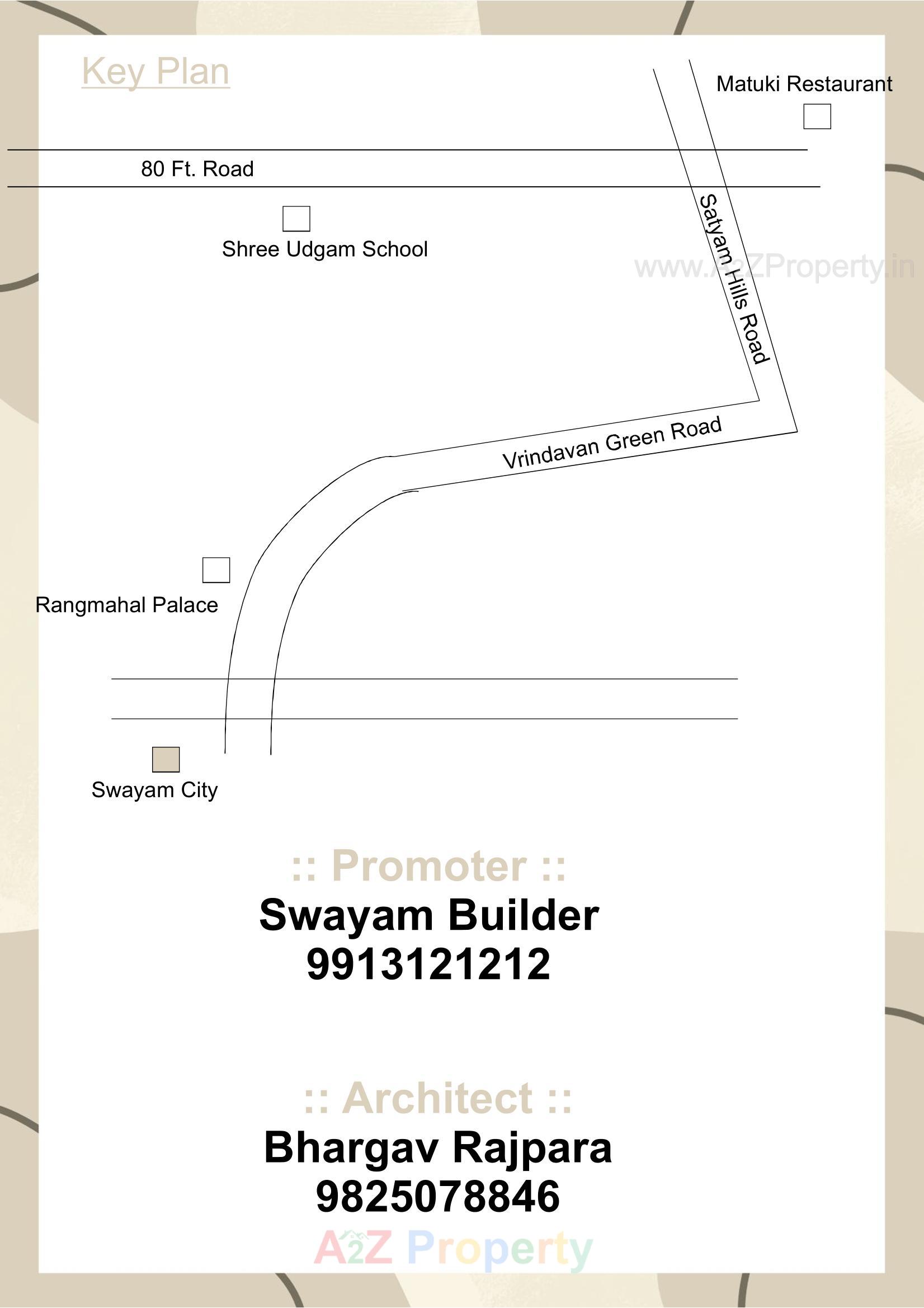  of real estate project Swayam City located at Vavdi, Rajkot, Gujarat