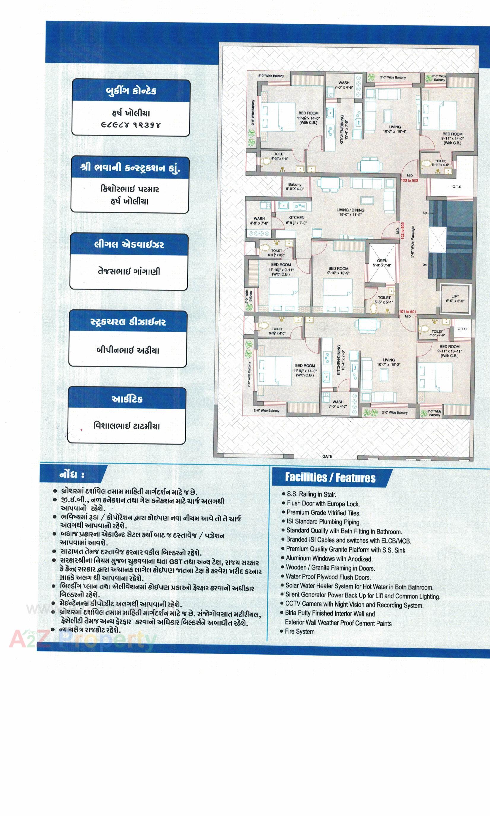 Layout of real estate project Tanush located at Ghanteshwar, Rajkot, Gujarat