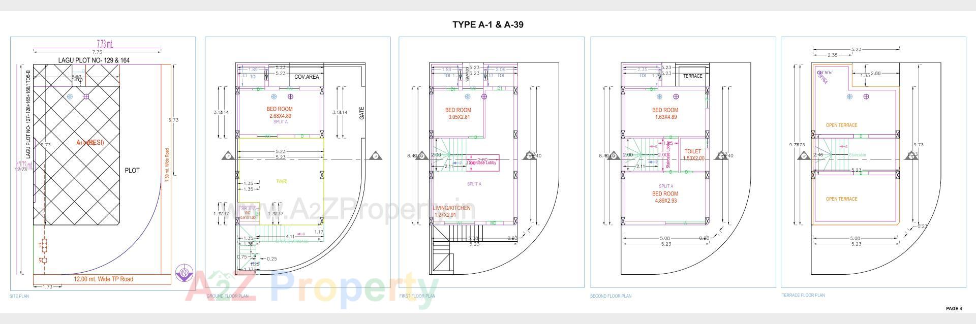 Layout of real estate project Tathya Residency located at Rajkot, Rajkot, Gujarat