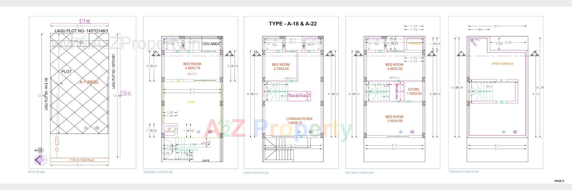 Layout of real estate project Tathya Residency located at Rajkot, Rajkot, Gujarat