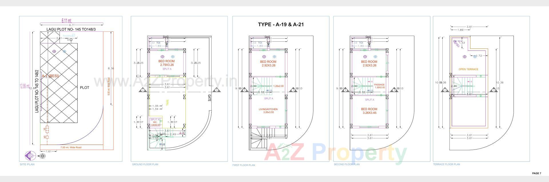 Layout of real estate project Tathya Residency located at Rajkot, Rajkot, Gujarat