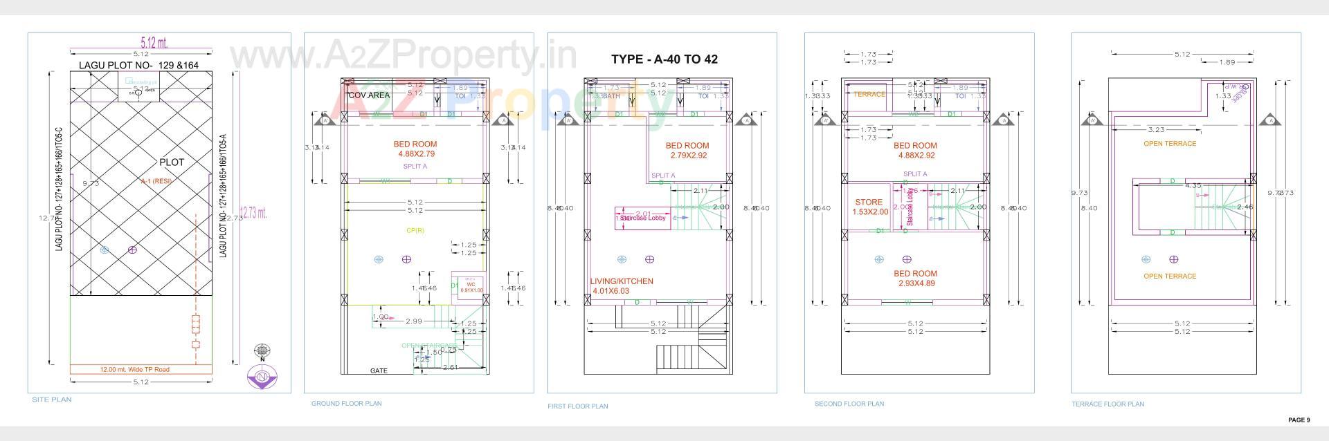 Layout of real estate project Tathya Residency located at Rajkot, Rajkot, Gujarat