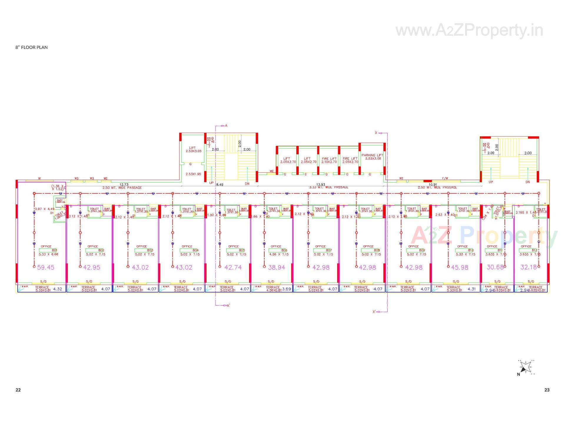 Layout of real estate project The Accord located at Rajkot, Rajkot, Gujarat