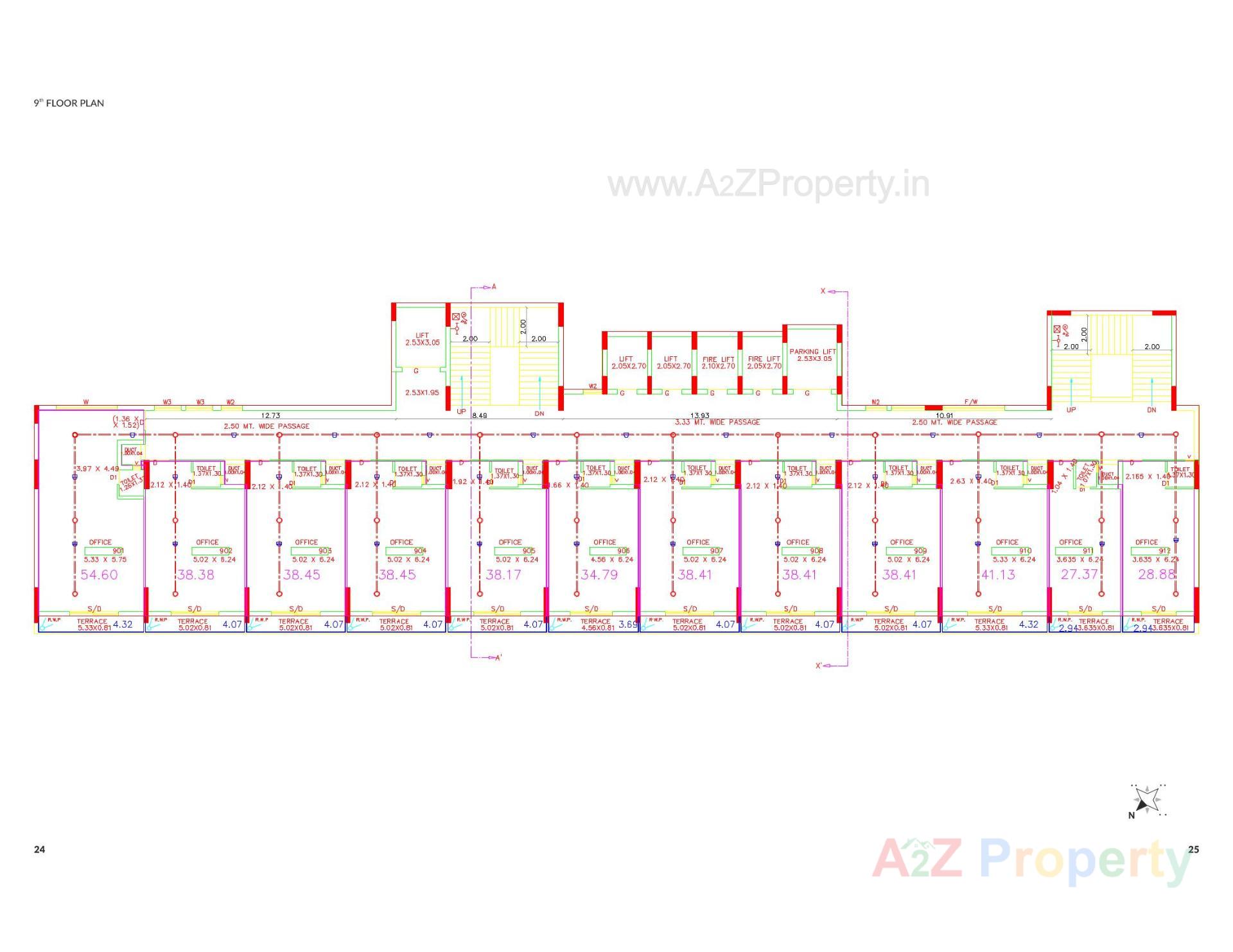Layout of real estate project The Accord located at Rajkot, Rajkot, Gujarat