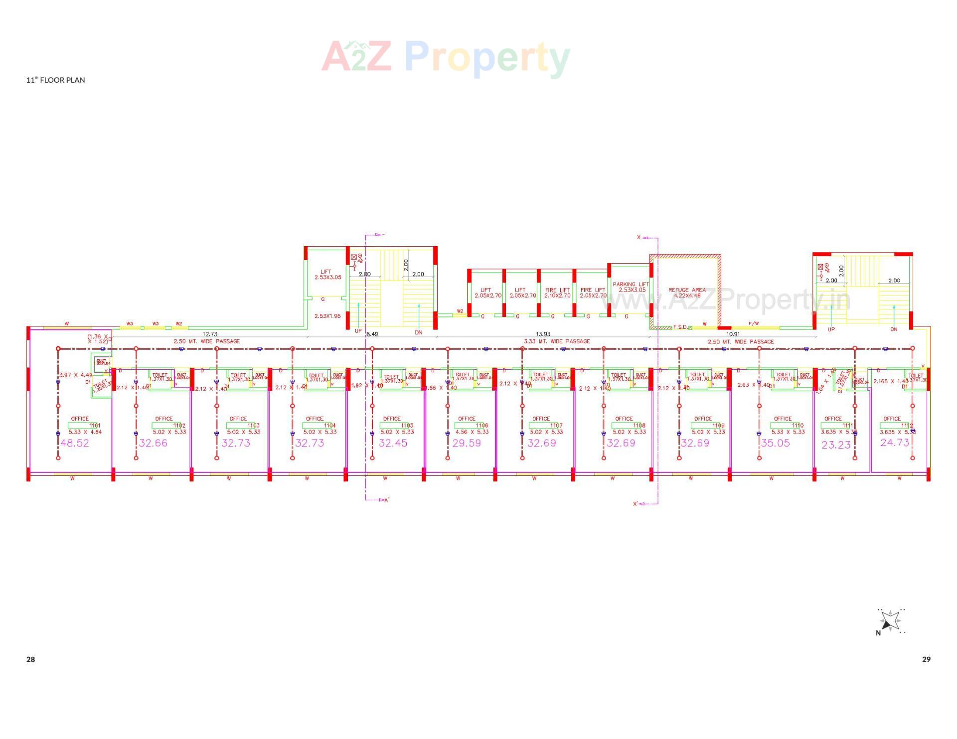 Layout of real estate project The Accord located at Rajkot, Rajkot, Gujarat