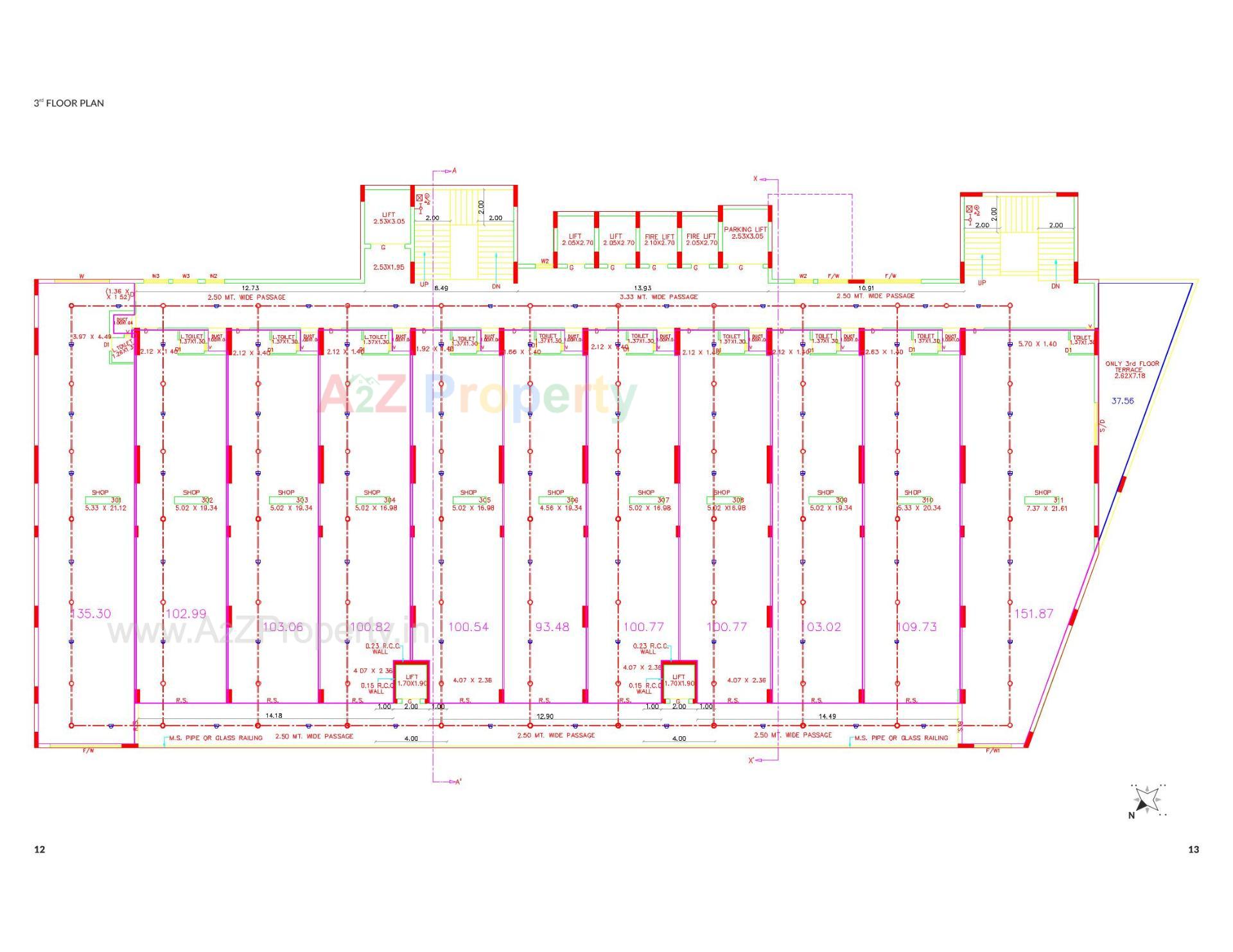 Layout of real estate project The Accord located at Rajkot, Rajkot, Gujarat