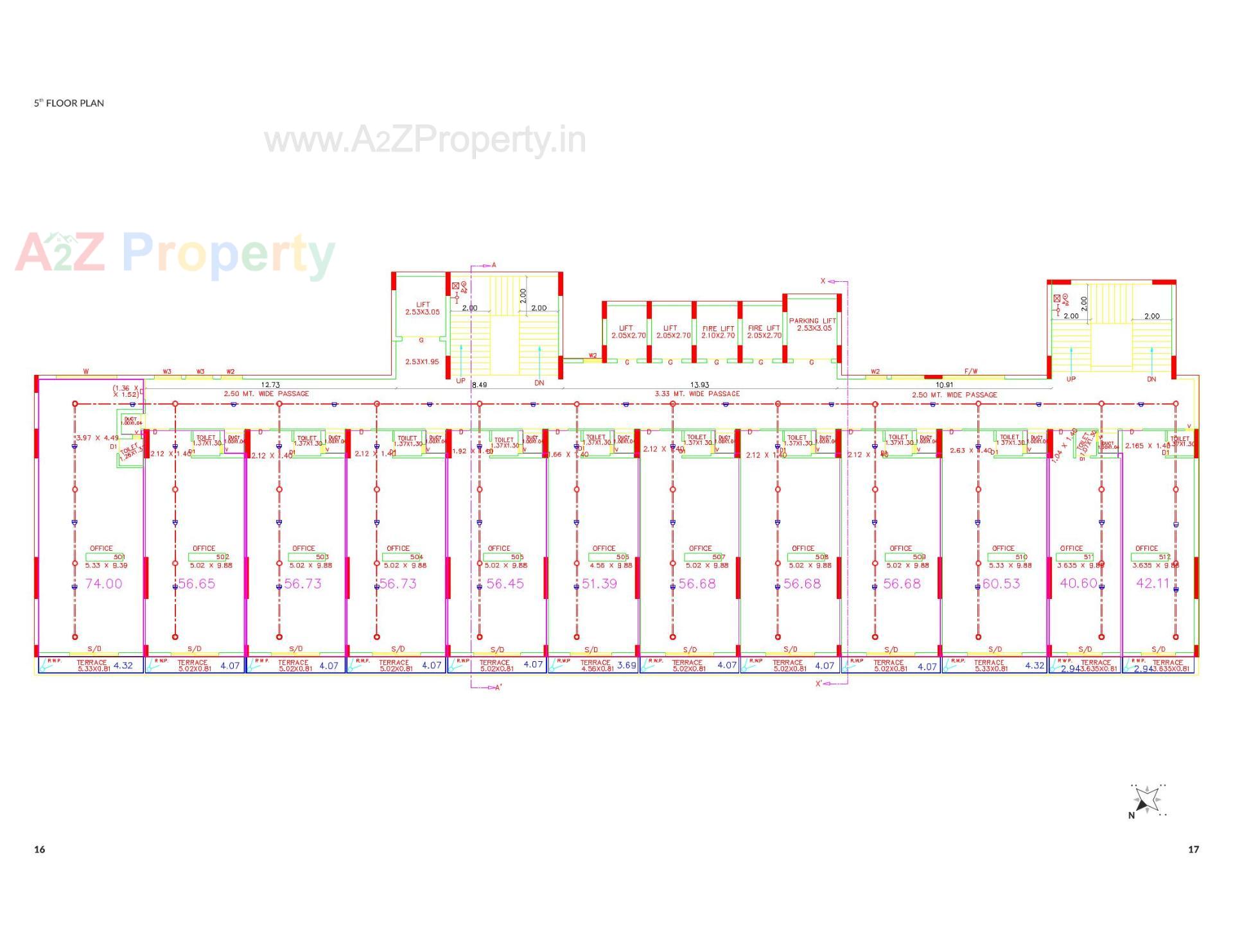 Layout of real estate project The Accord located at Rajkot, Rajkot, Gujarat