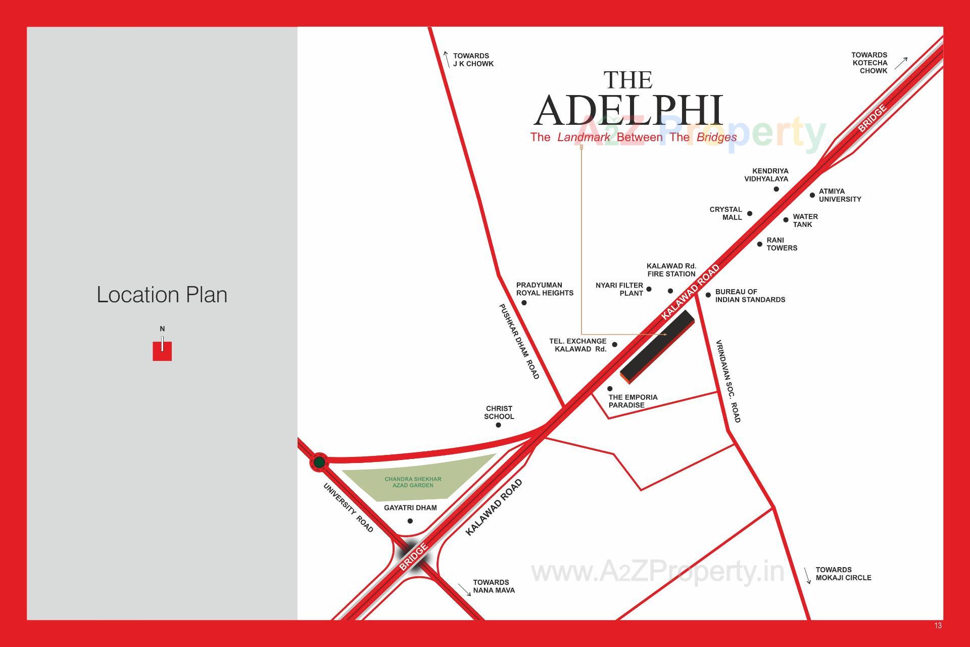  of real estate project The Adelphi located at Nanamava, Rajkot, Gujarat
