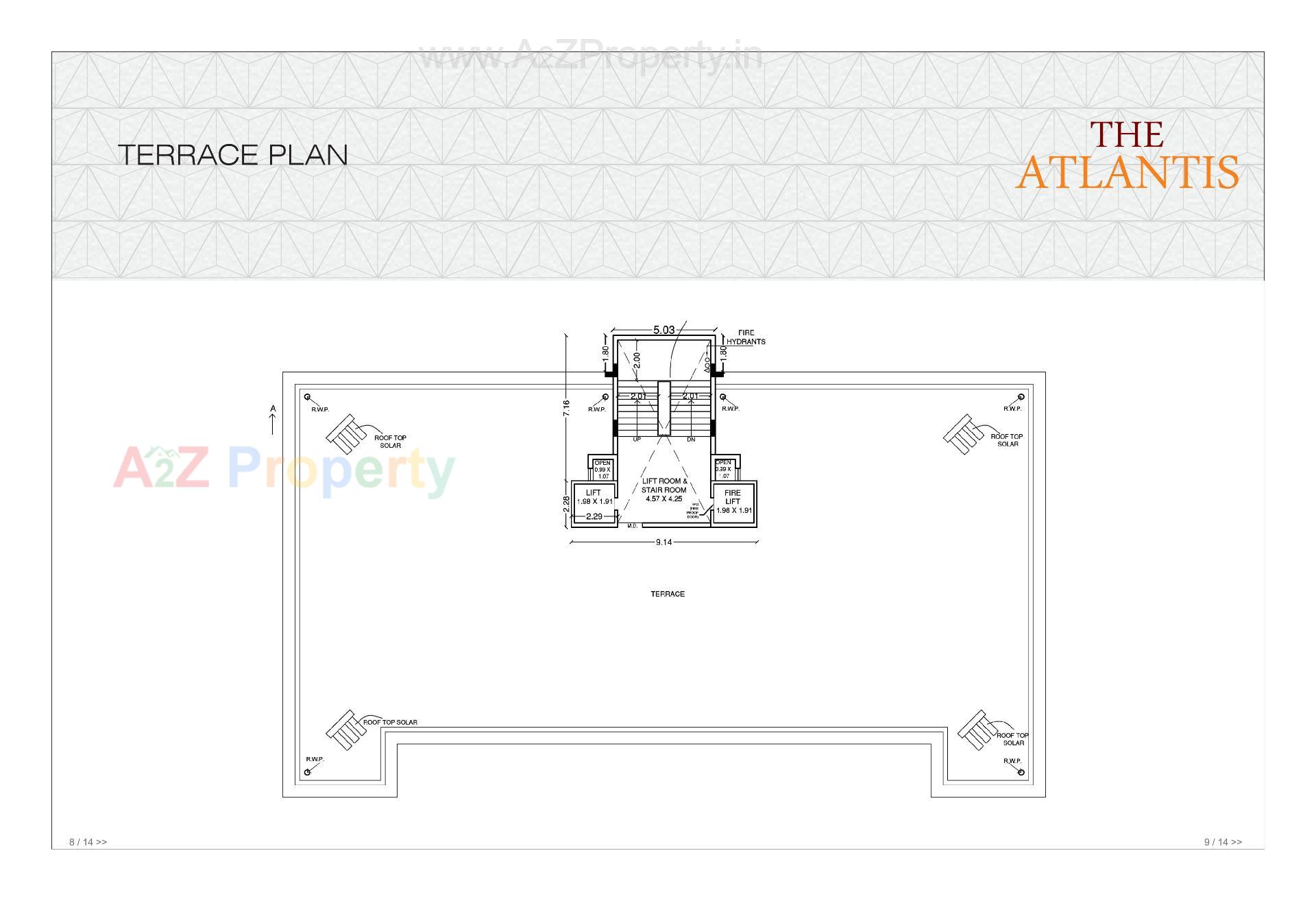 Layout of real estate project The Atlantis located at Kankot, Rajkot, Gujarat