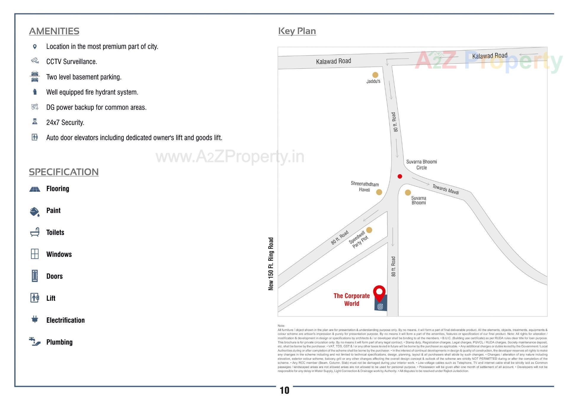  of real estate project The Corporate World located at Rajkot, Rajkot, Gujarat