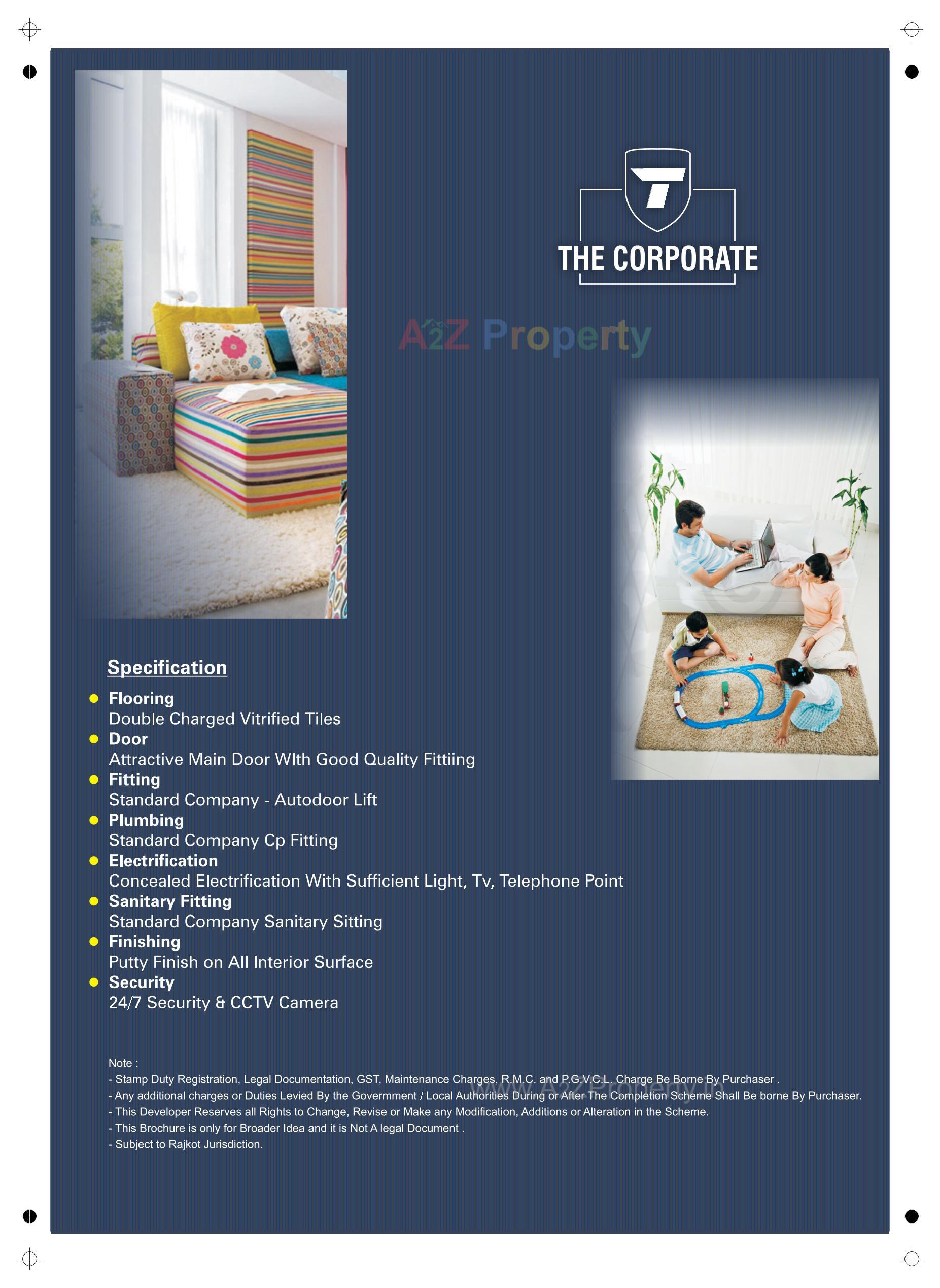  of real estate project The Corporate located at Raiya, Rajkot, Gujarat