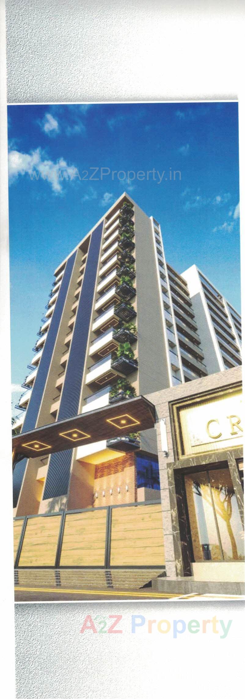3D Elevation of real estate project The Crown located at Motamava, Rajkot, Gujarat