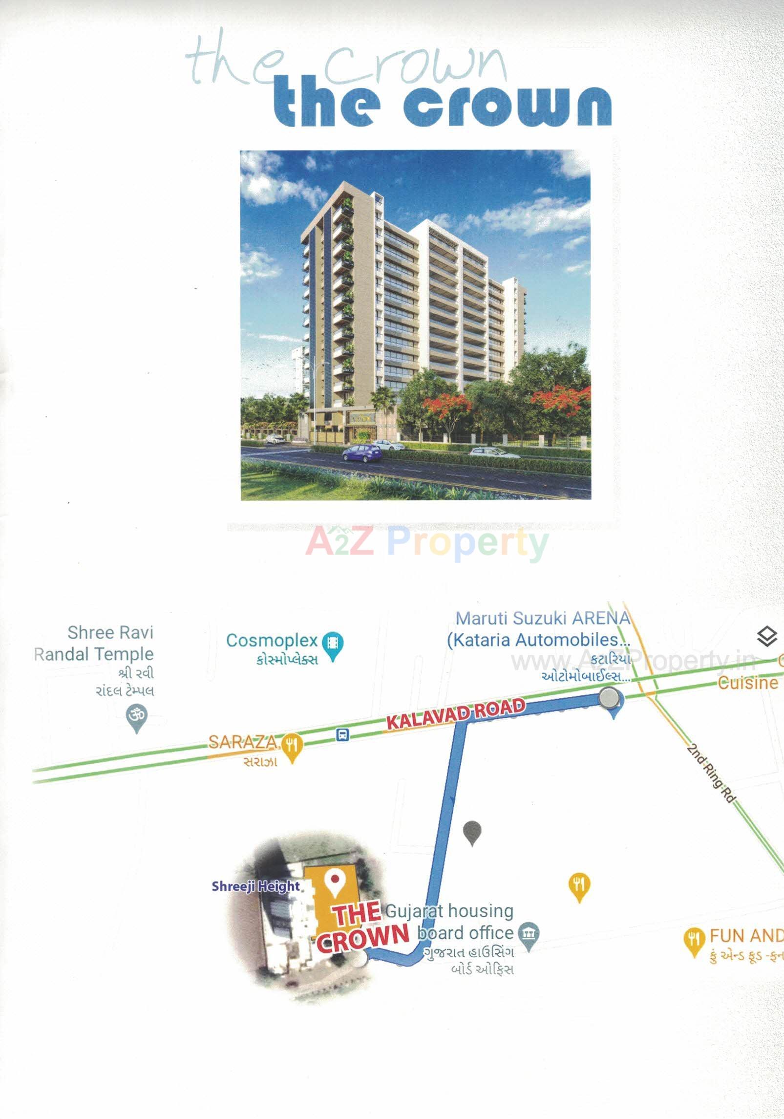  of real estate project The Crown located at Motamava, Rajkot, Gujarat