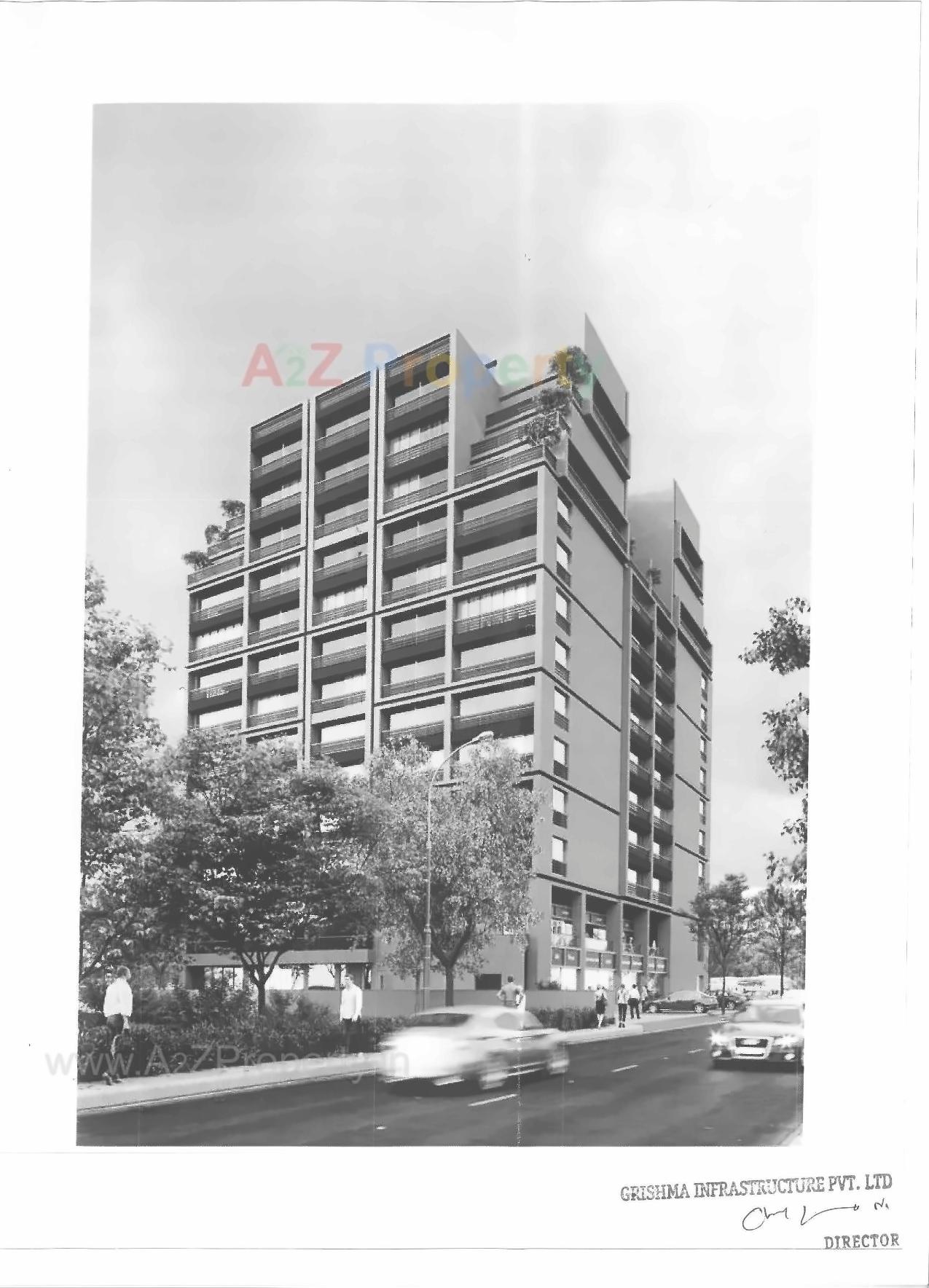 3D Elevation of real estate project The Destiny located at Mavdi, Rajkot, Gujarat