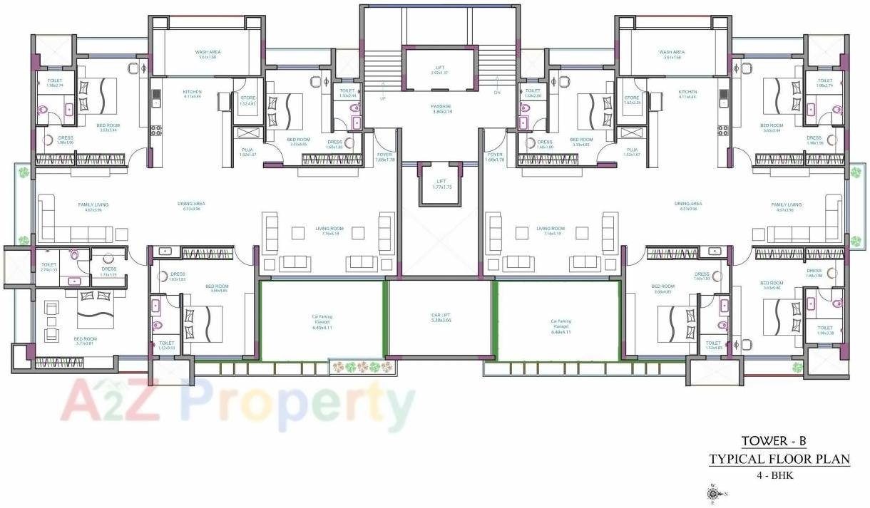 Layout of real estate project The Florenza located at Mota-mava, Rajkot, Gujarat