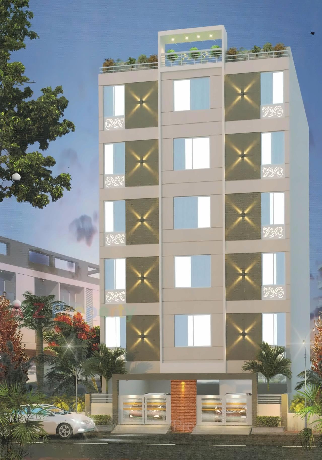 3D Elevation of real estate project The Florenza located at Rajkot, Rajkot, Gujarat