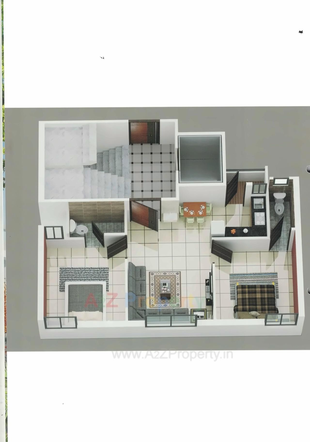 Layout of real estate project The Florenza located at Rajkot, Rajkot, Gujarat