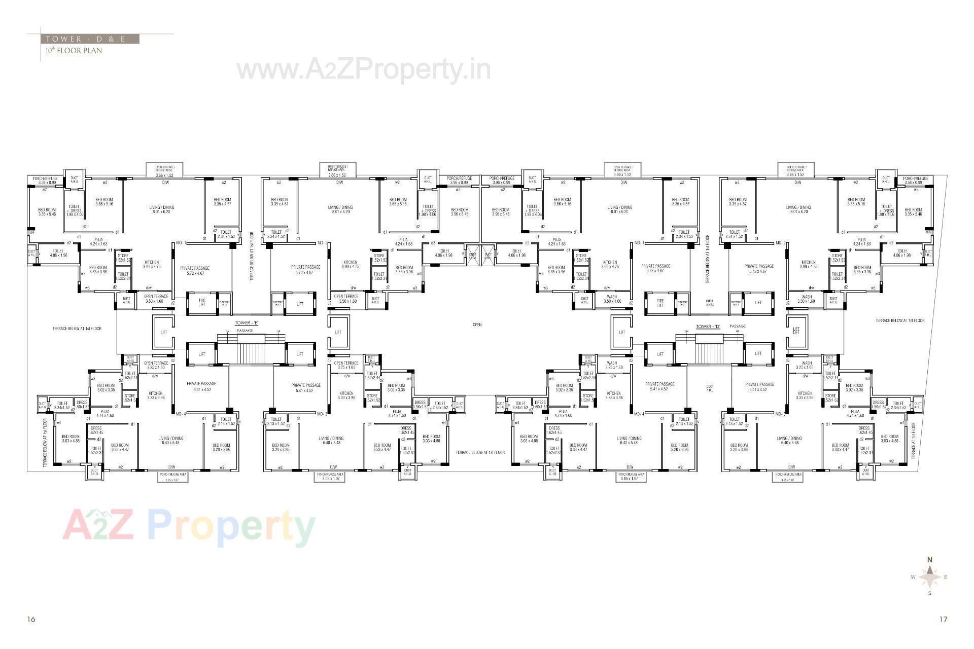 Layout of real estate project The Galaxy Gardens located at Mavdi, Rajkot, Gujarat