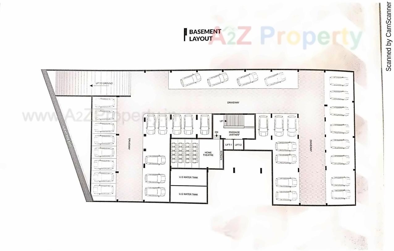 Layout of real estate project The Icon located at Rajkot, Rajkot, Gujarat