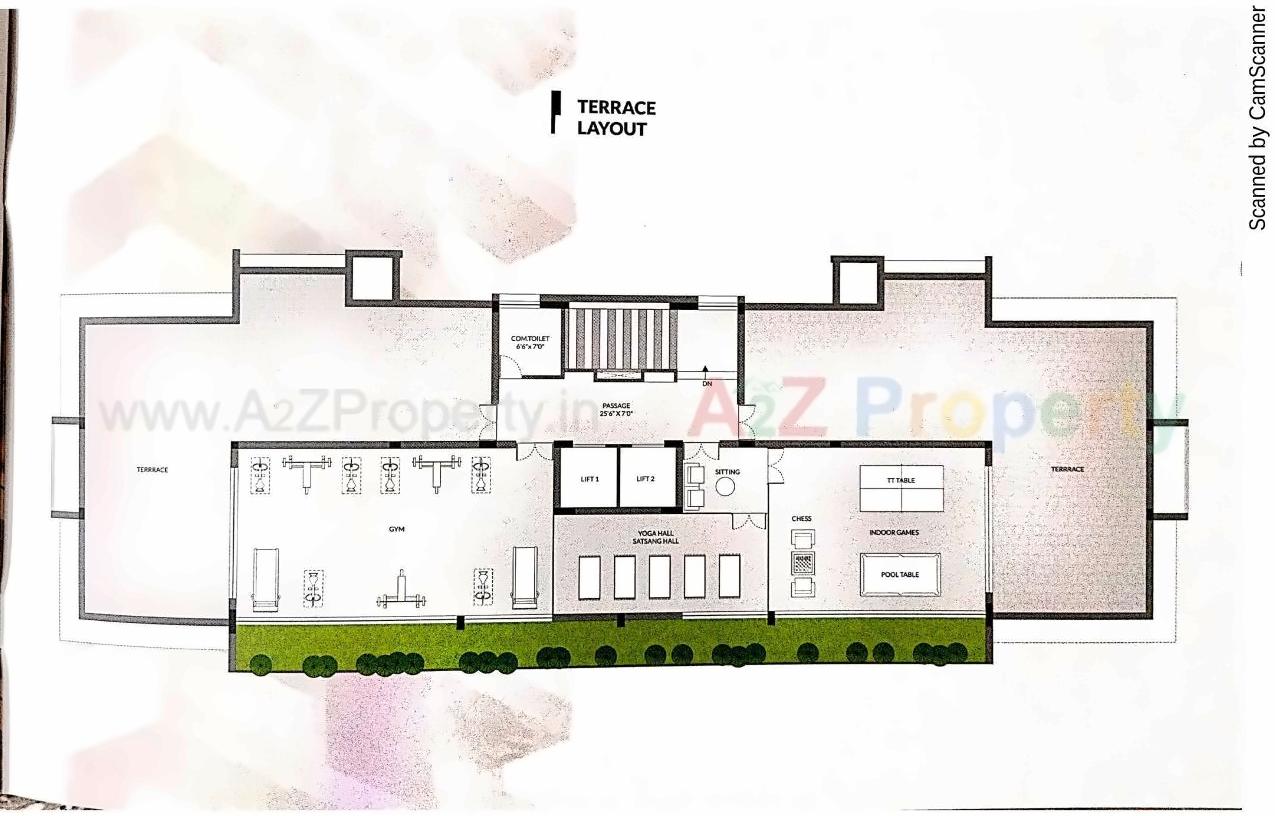 Layout of real estate project The Icon located at Rajkot, Rajkot, Gujarat