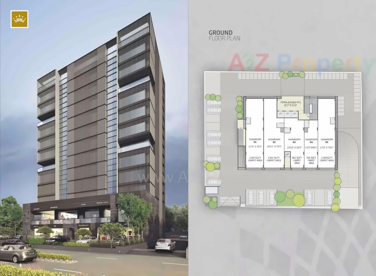 Layout of real estate project The Imperia located at Rajkot, Rajkot, Gujarat