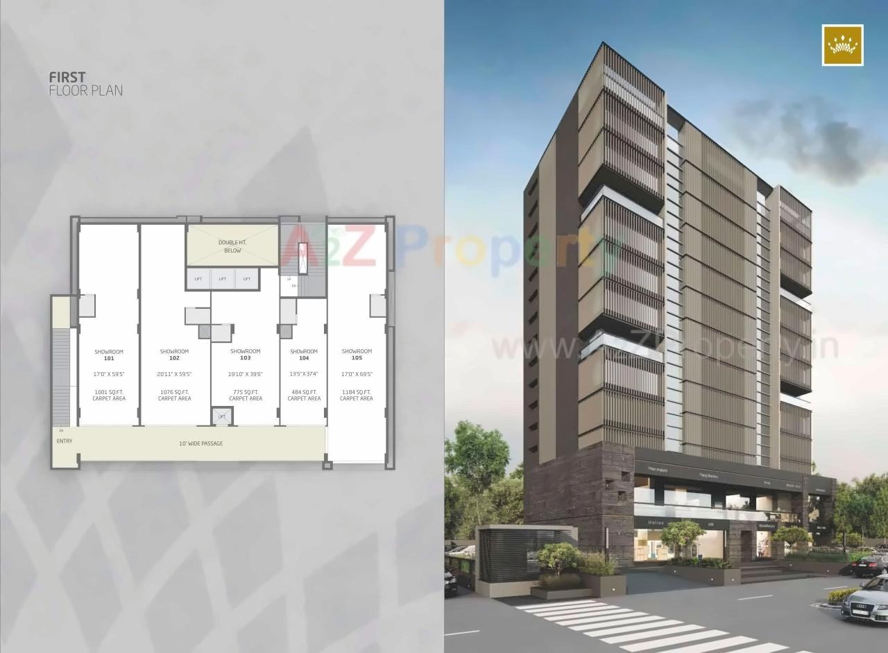 Layout of real estate project The Imperia located at Rajkot, Rajkot, Gujarat