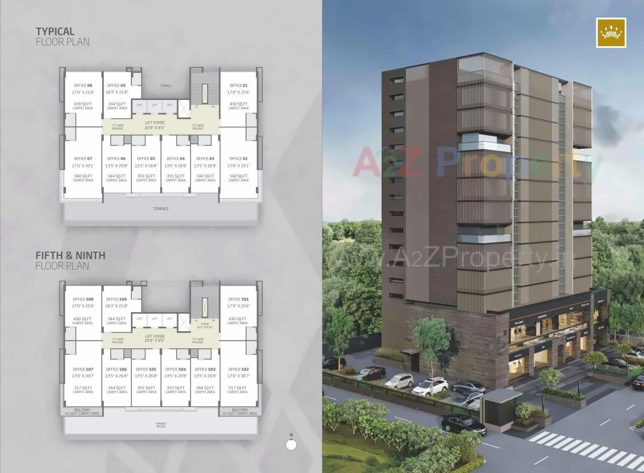 Layout of real estate project The Imperia located at Rajkot, Rajkot, Gujarat