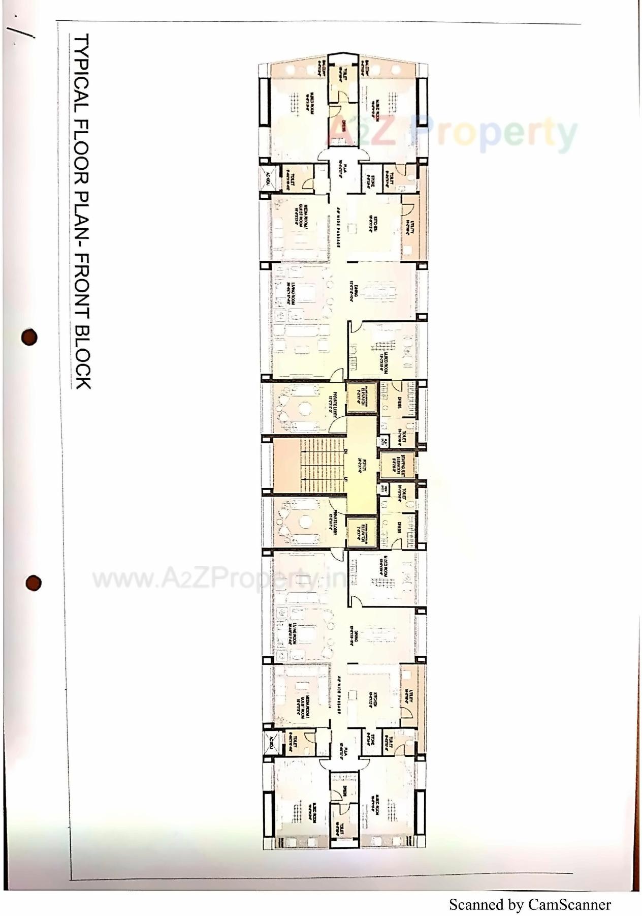 Layout of real estate project The Landmark Pride located at Rajkot, Rajkot, Gujarat