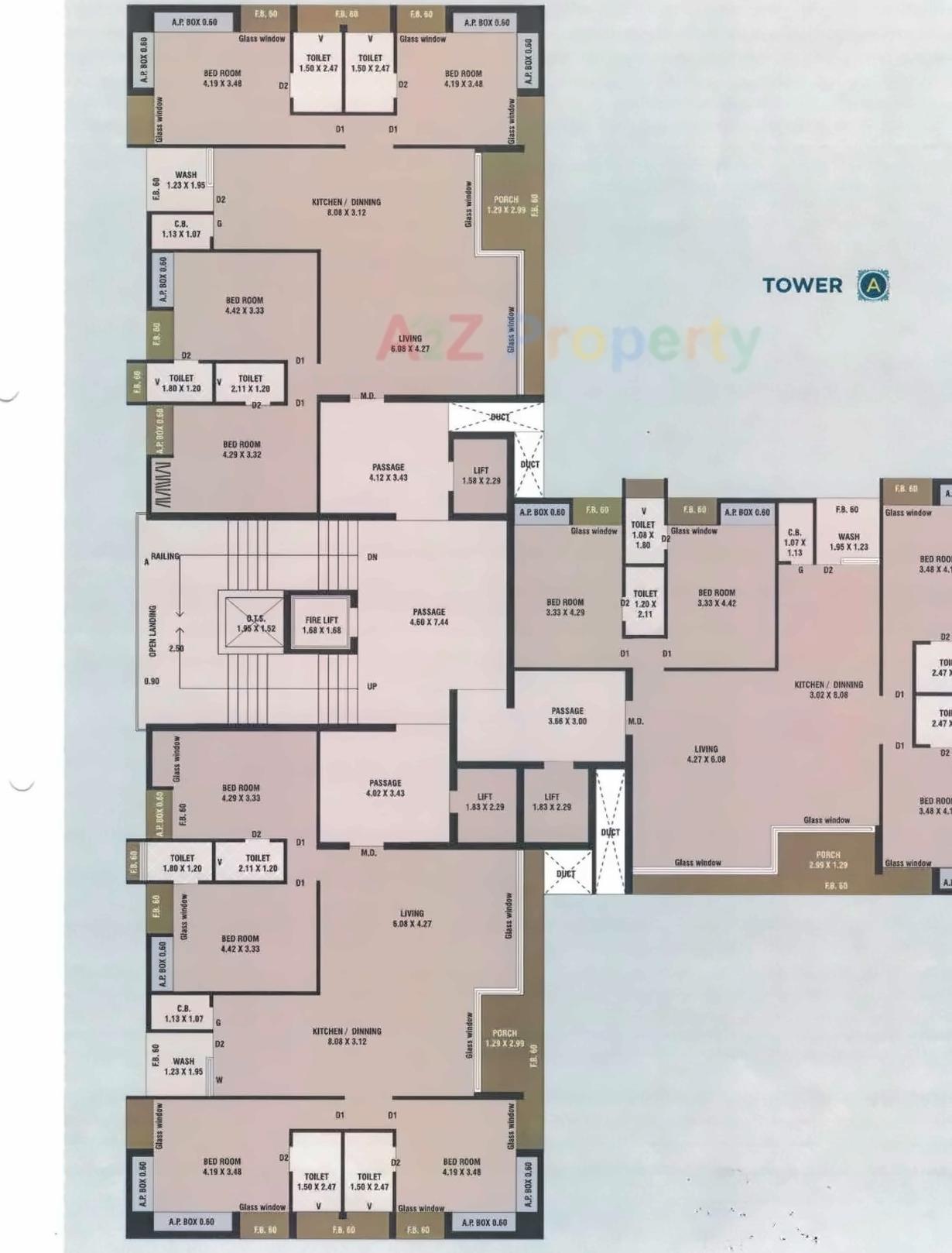 Layout of real estate project The Life Style located at Ghanteshwar, Rajkot, Gujarat