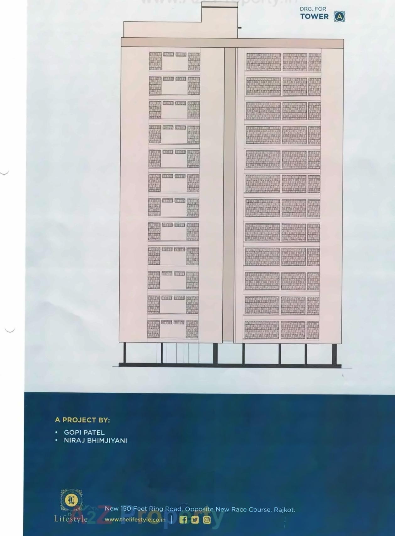  of real estate project The Life Style located at Ghanteshwar, Rajkot, Gujarat