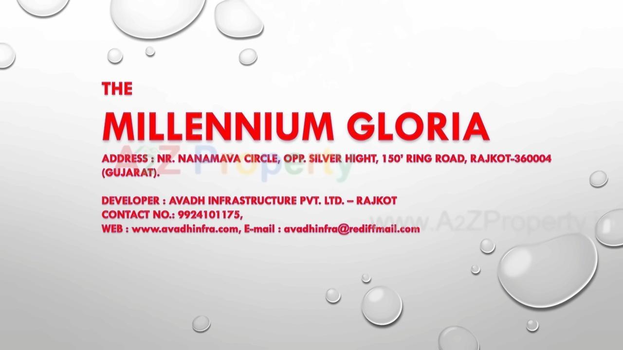  of real estate project The Millennium Gloria located at Nanmava, Rajkot, Gujarat