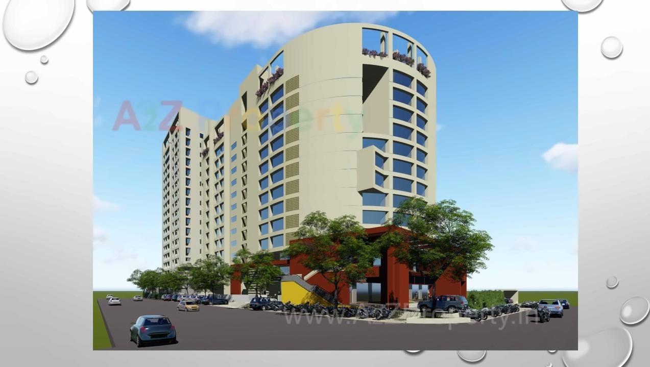 3D Elevation of real estate project The Millennium Gloria located at Nanmava, Rajkot, Gujarat