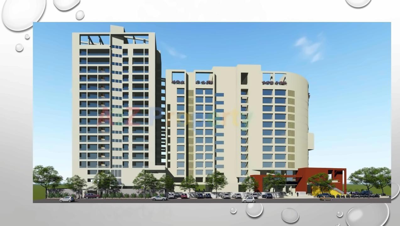 3D Elevation of real estate project The Millennium Gloria located at Nanmava, Rajkot, Gujarat