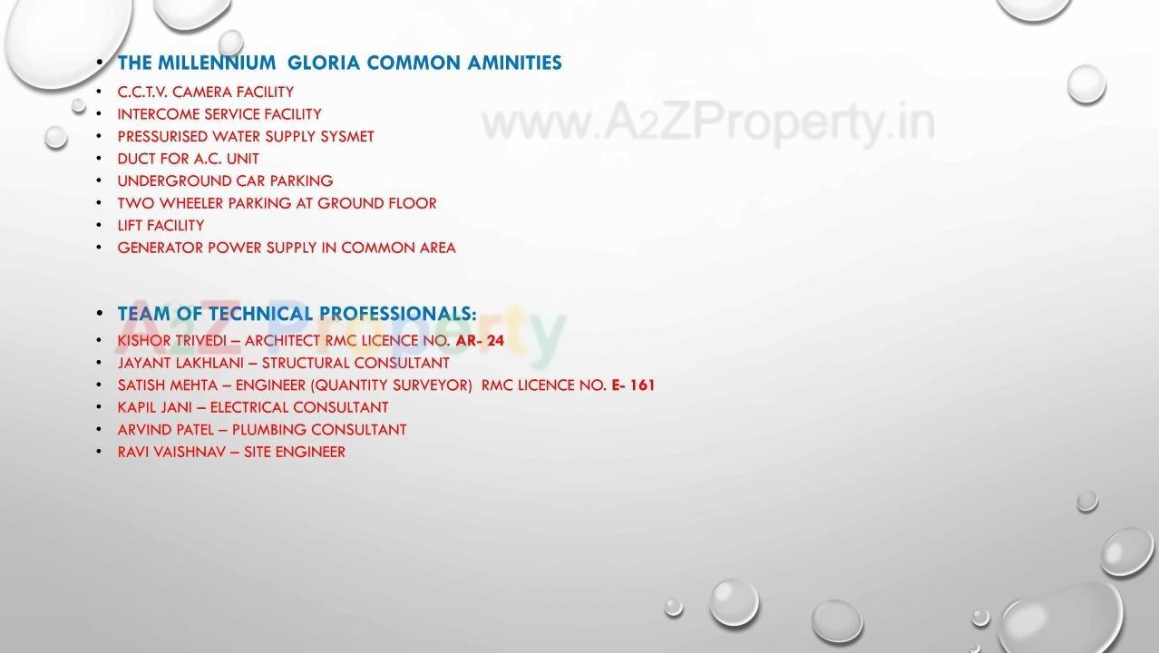  of real estate project The Millennium Gloria located at Nanmava, Rajkot, Gujarat