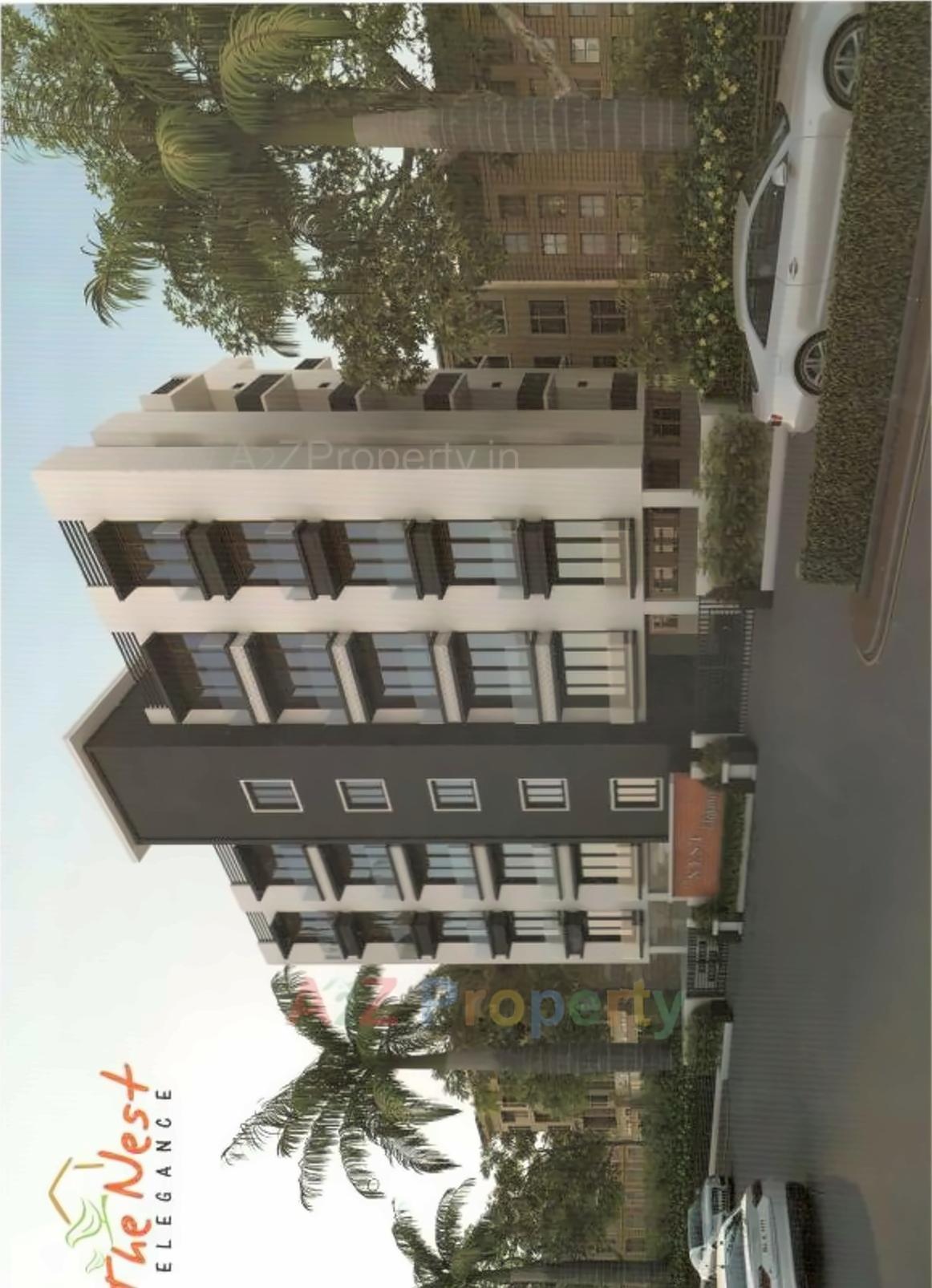 3D Elevation of real estate project The Nest Elegance located at Mavdi, Rajkot, Gujarat