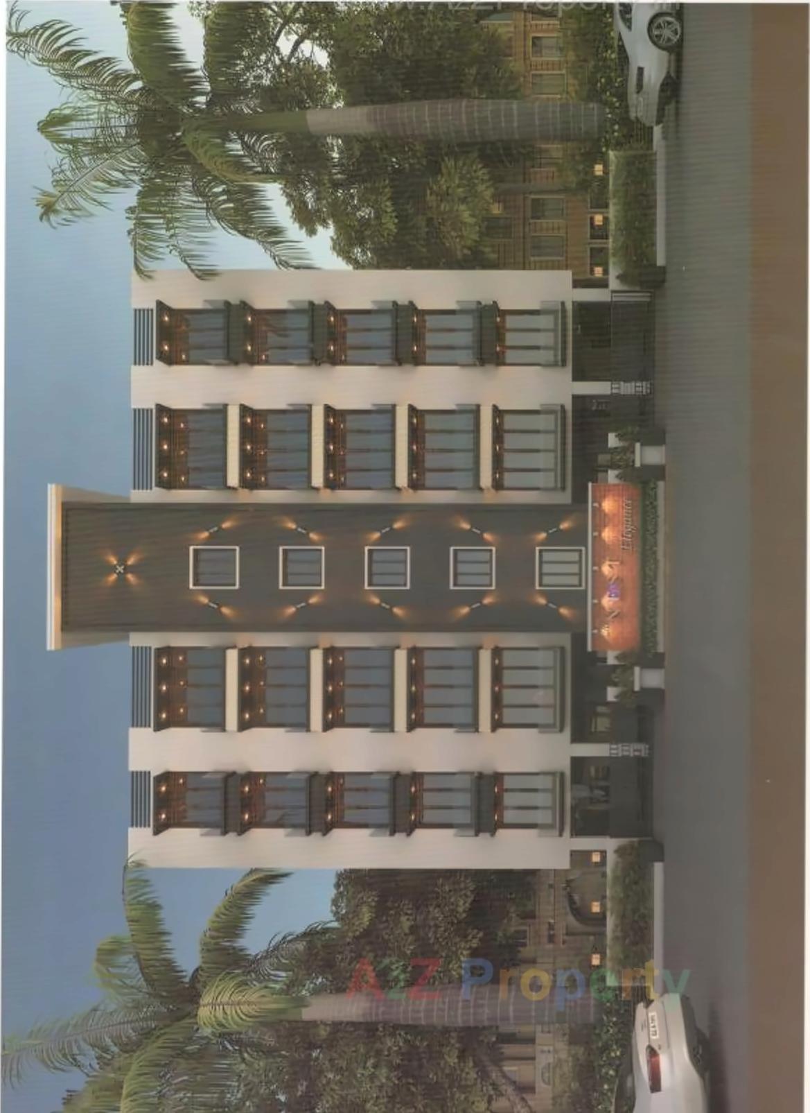 3D Elevation of real estate project The Nest Elegance located at Mavdi, Rajkot, Gujarat