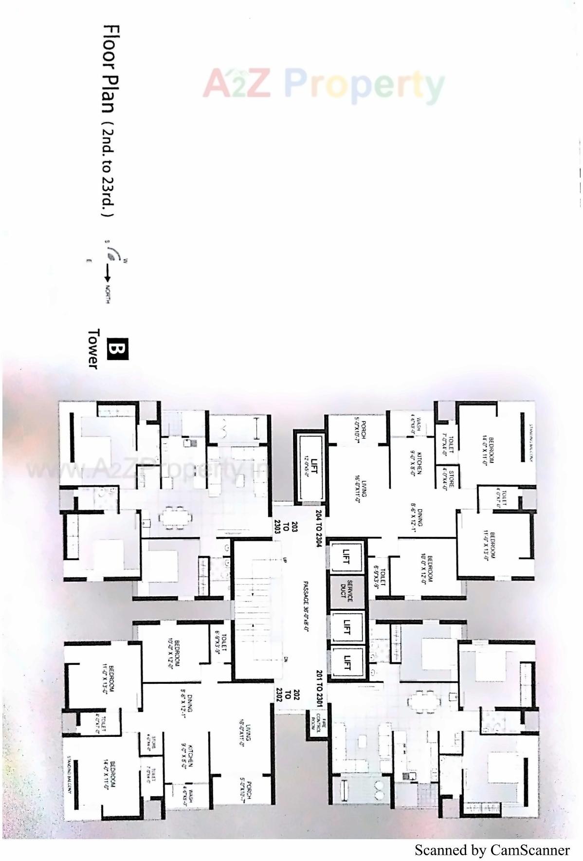 Layout of real estate project The One World located at Rajkot, Rajkot, Gujarat