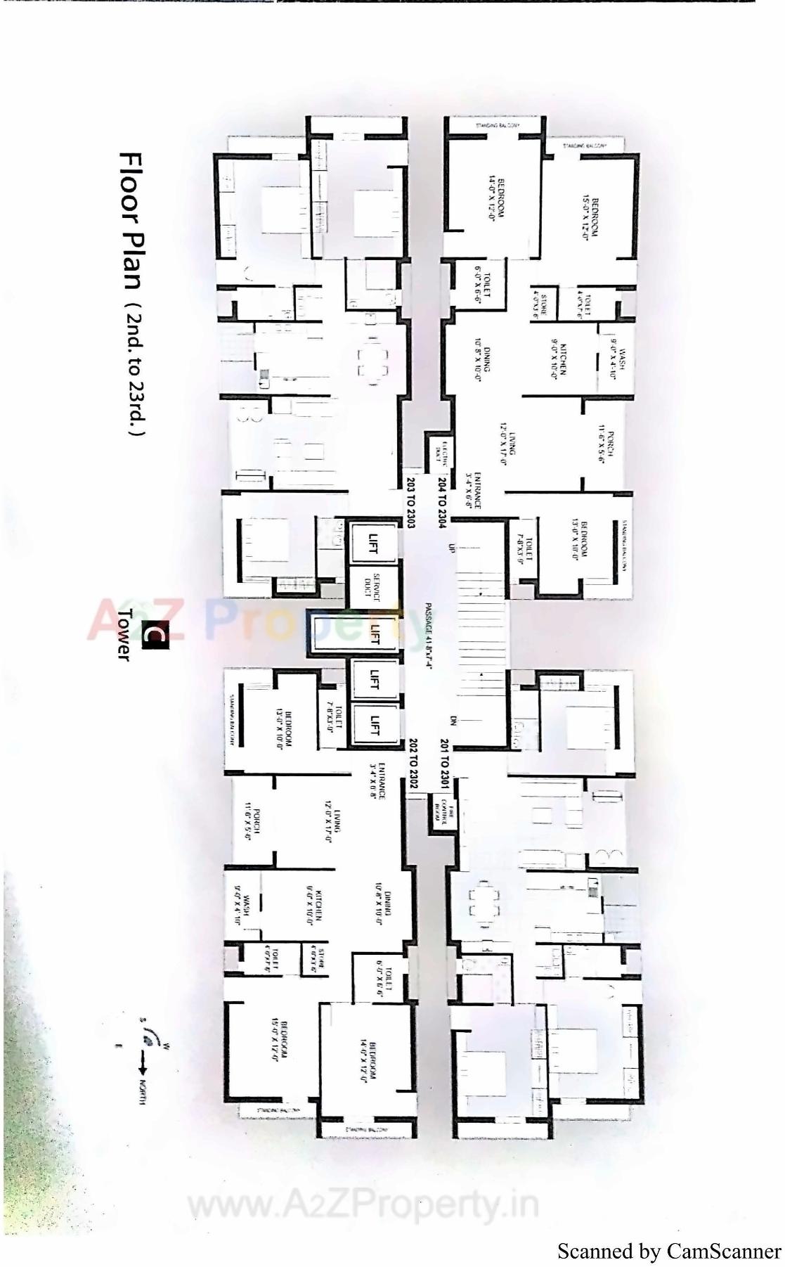 Layout of real estate project The One World located at Rajkot, Rajkot, Gujarat