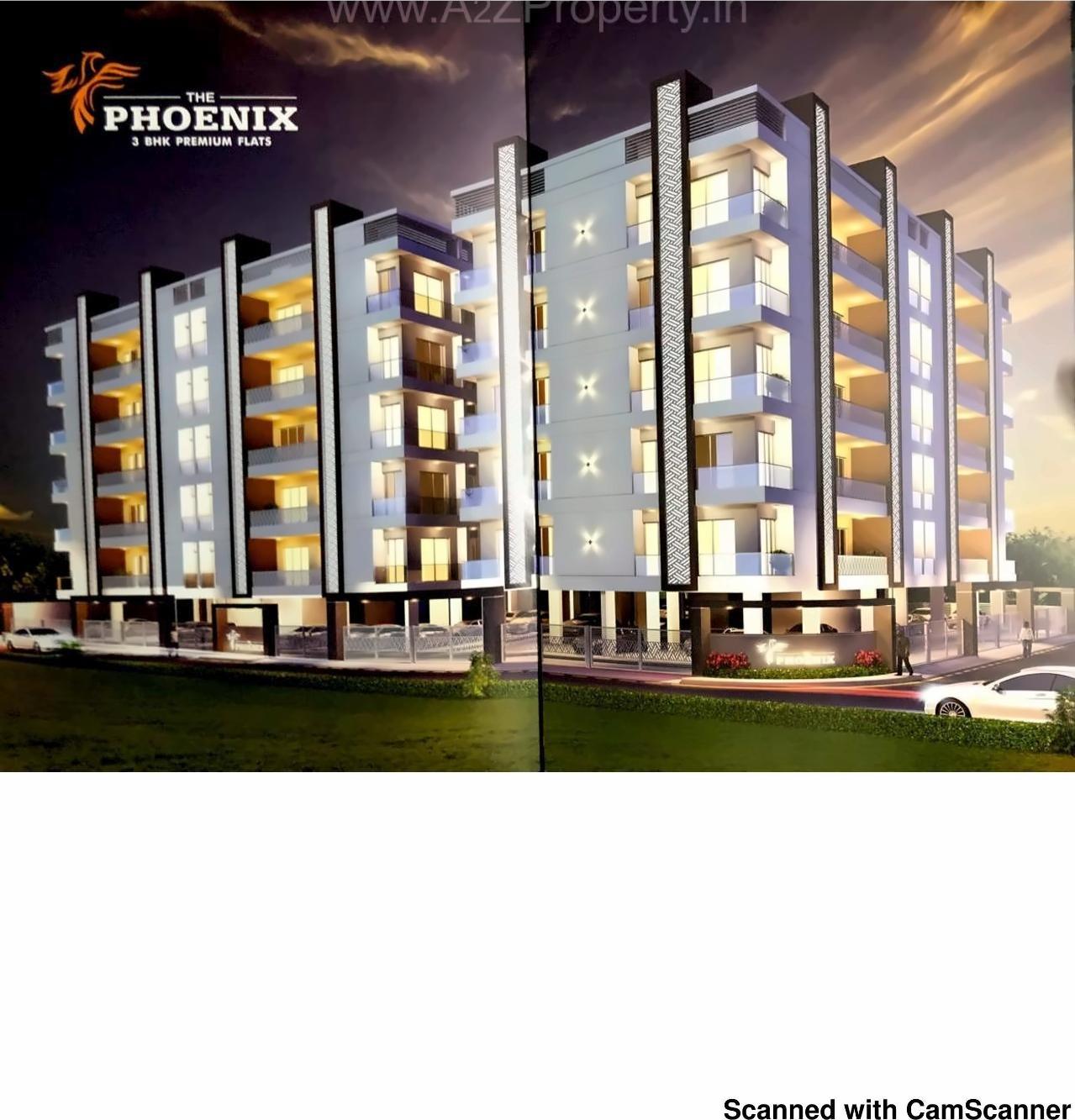 3D Elevation of real estate project The Phoenix located at Mavdi, Rajkot, Gujarat