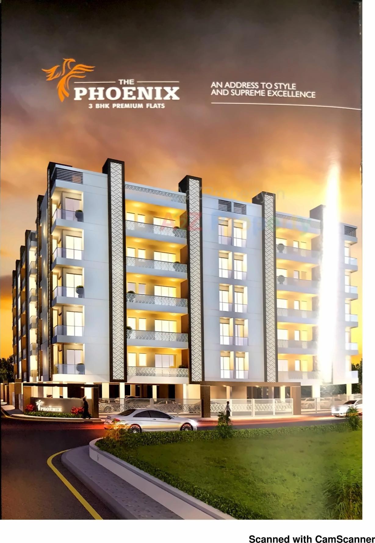3D Elevation of real estate project The Phoenix located at Mavdi, Rajkot, Gujarat