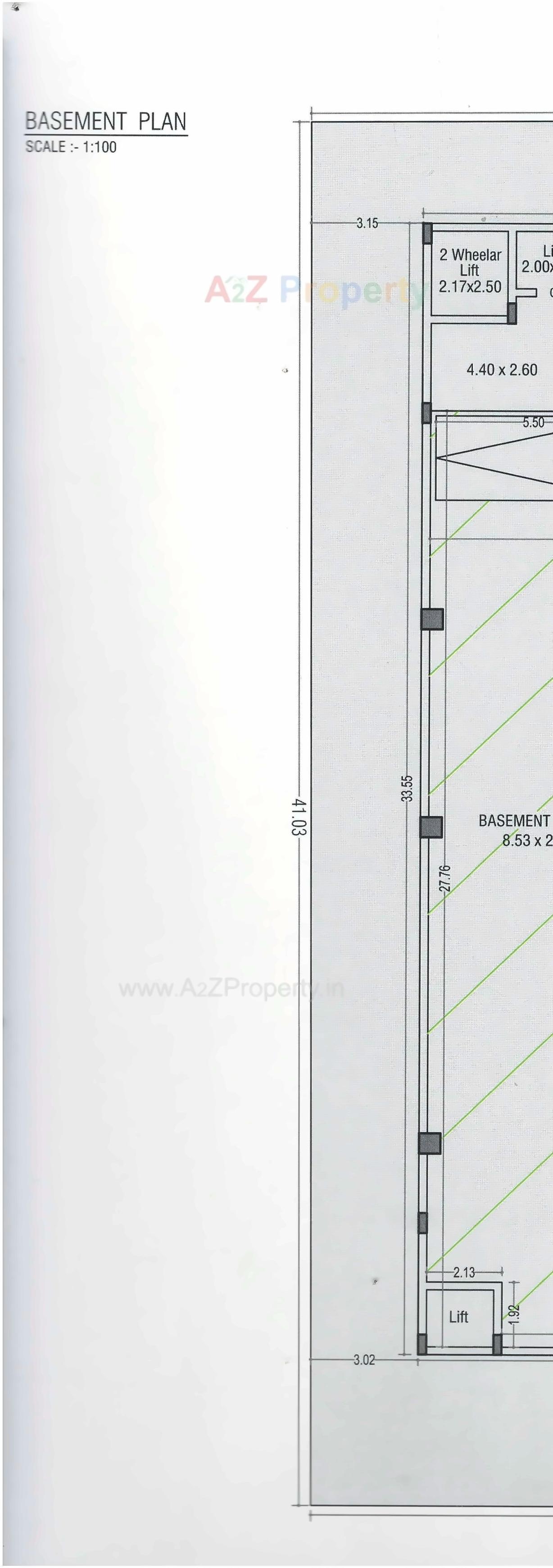 Layout of real estate project The Platina located at Rajkot, Rajkot, Gujarat