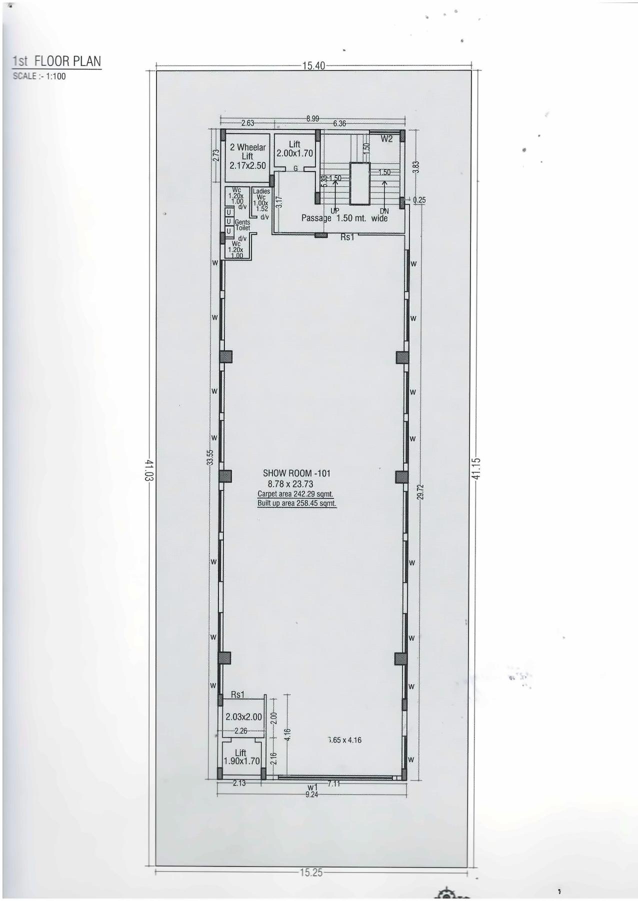 Layout of real estate project The Platina located at Rajkot, Rajkot, Gujarat